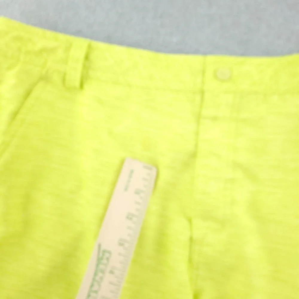 Puma Shorts Mens 36 Yellow Solid Performance Microfiber Chino 11